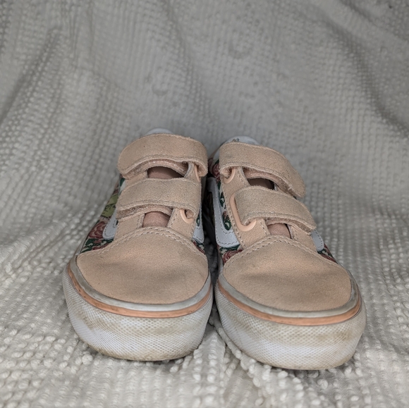 Vansâ•‘Pink Frog Old School Velcro Sneakersâ•‘Size 12 - Picture 2 of 8